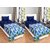 RD TREND 3D PRINTED SINGLE BEDSHEET SET OF 2 WITH 2 PILLOW COVER