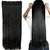 Black synthetic hair extension