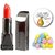 Coloressence Primea Lip Color ( Bomb Shell)PLC-211with Multicolor Cotton Balls (50 Pcs.) & Nail Polish Remover Pads (25 Pcs)