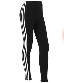 black and white striped jeggings