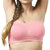 Hothy Non-Padded Strapless Tube Bra (Red,Cyan,Pink,Rose)