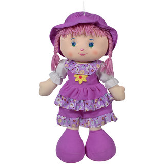                       Ultra Cute Adorable Baby Doll Soft Toy Purple 24 inches                                              