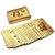 VD Sales, 2 Pcs , Quality Colorful 24 K Gold Foil Plated Plastic Playing Cards