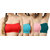 Hothy Non-Padded Strapless Tube Bra (Red,Cyan,Pink,Green)