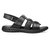 Red Chief Black Men Casual Leather Velcro Sandal (RC3464 001)