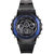 Sports Round Dial Black And Blue Fabric And pu Quartz Kids watch
