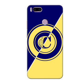 Buy Printed Designer Back Cover For Redmi A1 Blue And Yellow Name Initial Alphabet C Design Online 249 From Shopclues