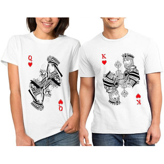 king and queen playing card shirts