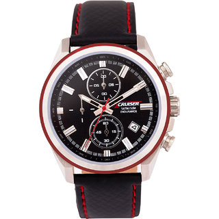 CRUISER LEATHER CHRONOGRAPH WATCH C7141 GZBBC
