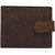 Krosshorn Brown Pure Leather Formal Bi-fold Wallet