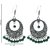 muccasacra Trendy Combo of Four Stylish Multicolour Beaded Sterling Silver  Jhumki Earrings