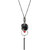 JewelMaze Oxidised Plated Black Thread Fusion Necklace-1108828C
