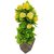 Adaspo Artificial Green Plants With Flowers ( 32X17X17 CM ) (Yellow)