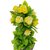 Adaspo Artificial Green Plants With Flowers ( 32X17X17 CM ) (Yellow)