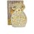 Adaspo Decorative Golden Ceramic Vase - ( Golden 14X10X4 CM )