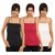 PACK OF 3 -ADJUSTABLE STRAP SPAGHETTI TOP FROM BOOSAH