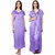 Boosah Women's Moove Color Satin Solid  Nighty &  Robe