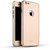 Brand Fuson 360 Degree Full Body Protection Front Back Case Cover (iPaky Style) with Tempered Glass for IPhone 5 (Gold)