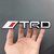 TRD Performance Emblem Sticker 3D Car Red Chrome Grill Badge Logo Sticker For All Toyota Cars