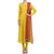 Madhavi Fashion Yellow Embroidered Party Wear Suit Material(905-NM)