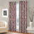 Gharshingar Primium White Abstract Polyester Set of 4 Curtains