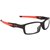 David Martin Black  Red Changeable Eyeglass Frame