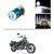AutoStark Bike H4 3LED Bright Light Bulb White For Bajaj Avenger 220 Street