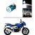 AutoStark Bike H4 3LED Bright Light Bulb White For Bajaj Discover 150 f