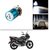 AutoStark Bike H4 3LED Bright Light Bulb White For TVS Star City