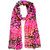 Letz Dezine Printed Poly Cotton Set of four mullticoloured stoles scarf and stoles for women