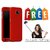 Samsung Galaxy S7 Edge 360 Degree Full Cover With Free Selfie Stick - Red