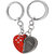 Faynci High Quality Couple Souvenir with stone gift Key chain for Valentine Day