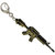 Faynci Army Fire Arms Ak-47 War Weapons Long Key chain for all fashion lover (L-15,w-2)