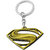 Faynci Superman Keychain for Keys cooper Palted Stainless Steel Key Ring For Boys cool Gift