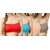 Hothy Non-Padded Strapless Tube Bra (Red,Cyan,Brown,Beige)