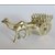  Handicraft Gemstone studded Pure Brass Camel Cart ( 19.5 x 10.7 x 7.8 cm , No of Pieces 1 )  By Fashion Bizz