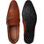 KSR DARK BROWN LEATHER LOOK  MENS SHOES KSR2001