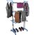 INDISWAN STAINLESS STEEL DOUBLE POLE HEAVY WEIGHT CARRYING CLOTH DRYING STAND (MADE IN INDIA)