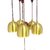 Discount4product Feng Shui Metal  Wooden Wind Chime Pipes Hanging For Positive Energy-Mt536squere