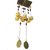 Discount4product FENG SHUI METAL  WOODEN WIND CHIME PIPES HANGING FOR POSITIVE ENERGY-mt539 Quantity