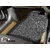 Autofurnish Anti Skid Curly Car Foot Mats (Grey Black) For Renault Kwid
