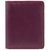 Visconti Rainbow Cancun Bi-Fold Plum & Multi Color Genuine Leather Card Case For Woman