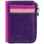 Visconti Rainbow Phi Phi Bi-Fold Berry & Multi Color Genuine Leather Coin Purse For Woman