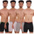 Zotic Trunk 'H' Underwear For Men - Pack Of 4
