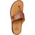 Dr.Scholls Women's Tan Leather House and Daily Wear Wedge Slippers