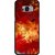Snooky Printed Flamy Fire Mobile Back Cover For Samsung Galaxy S8 Plus - Red