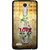 Snooky Printed I Love You Mobile Back Cover For Lg L Fino - Brown