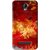 Snooky Printed Flamy Fire Mobile Back Cover For Micromax Bolt Q335 - Red