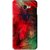 Snooky Printed Modern Art Mobile Back Cover For Samsung Galaxy A9 - Red