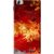 Snooky Printed Flamy Fire Mobile Back Cover For Lenovo K900 - Red
